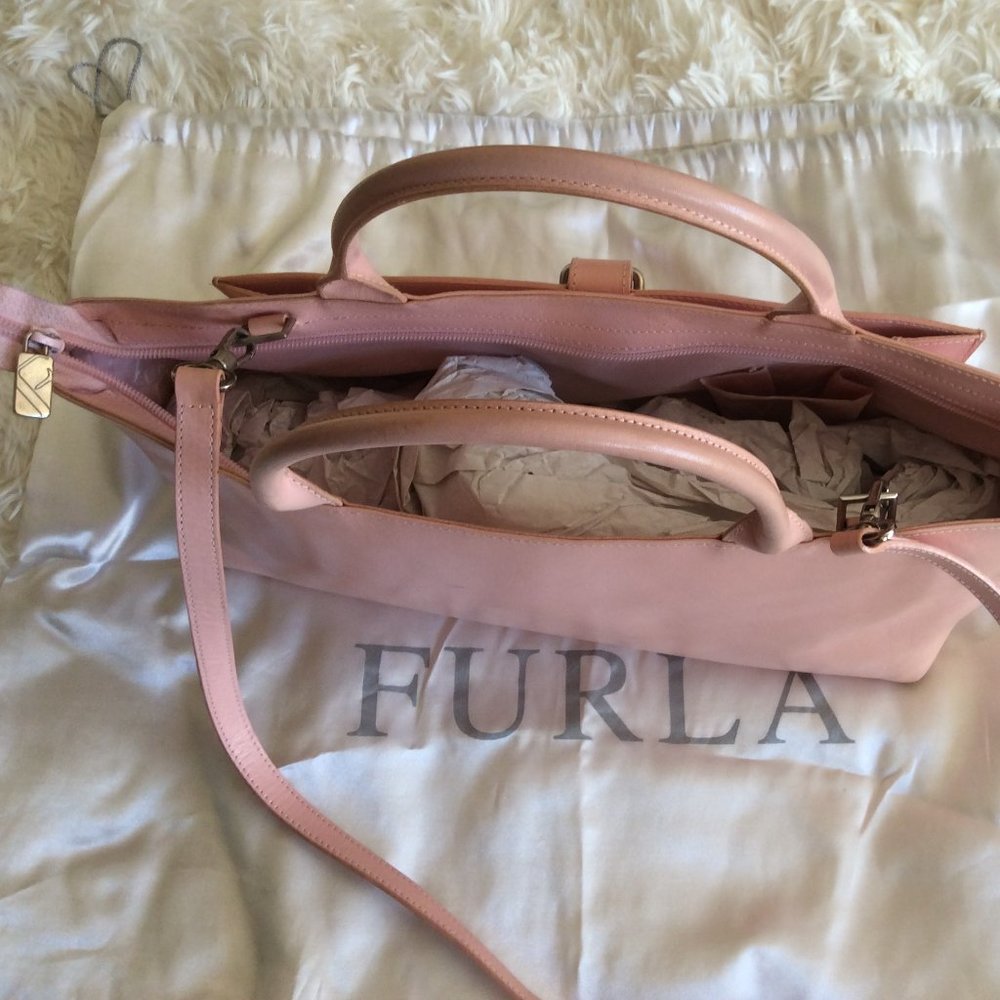 Furla Light Pink Rectangular Bag - image 7